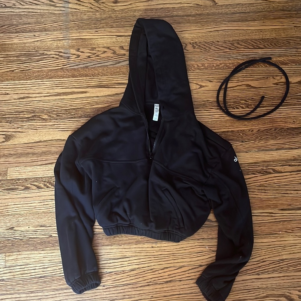 ALO YOGA stadium half zip hoodie
